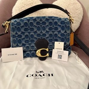 Coach Soft Tabby in Signature Denim